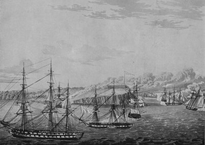 La Caída de Oswego, c. 1815 de Robert Havell