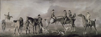 Tom Conolly de Castletown Cazando con sus Amigos, 1769 de Robert Healy