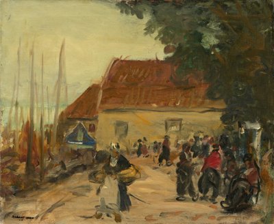 Escena de calle en Volendam, 1910 de Robert Henri