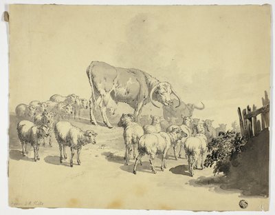 Vacas y ovejas de Robert Hills
