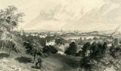 Ciudad de Providence, desde Prospect Hill, 1872 de Robert Hinshelwood