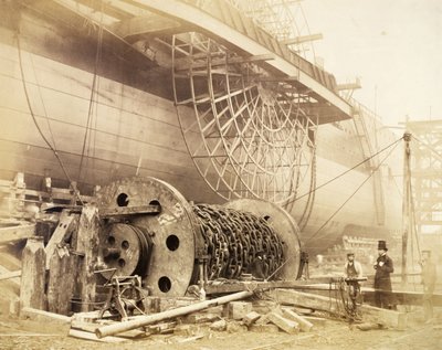 Isambard Kingdom Brunel (1806-59) junto al 
