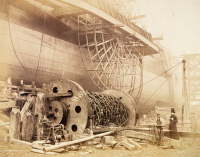 Isambard Kingdom Brunel junto al 