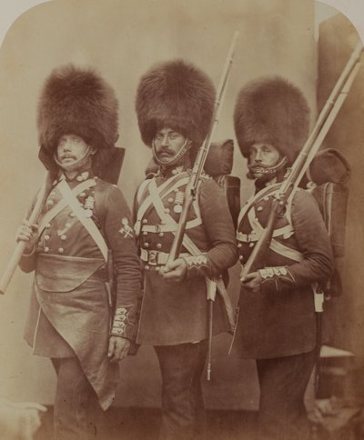 Modales de pioneros y guardias Webster y Lemmen, Guardia de Granaderos de Robert Howlett