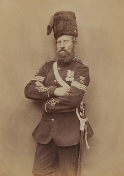 Sargento Glasgow, Artillería Real, 1856 de Robert Howlett