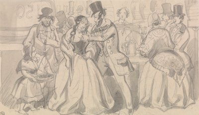 Refrescos públicos en la baja sociedad de Robert Isaac Cruikshank