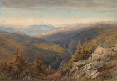 Vista de montaña, 1863-67 de Robert J. Pattison