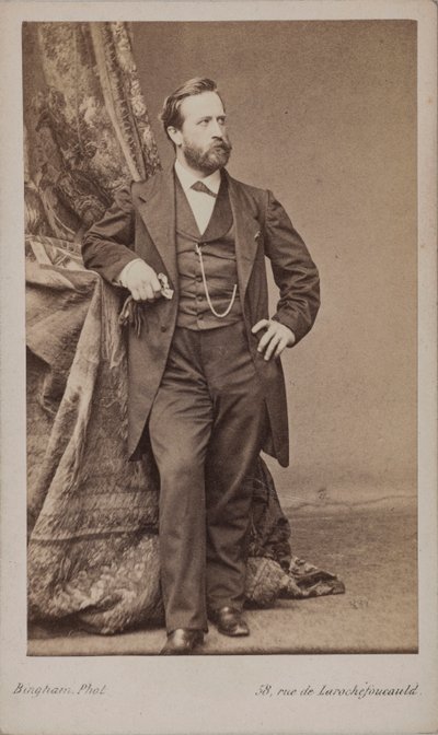 Retrato del pintor Ludwig Knaus 1829-1910 de Robert Jefferson Bingham