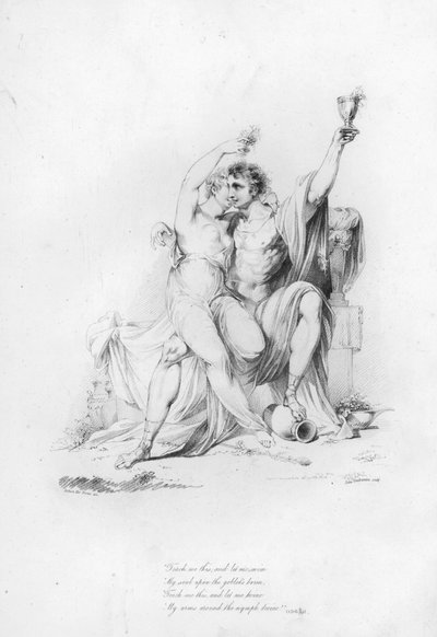 Anacreonte, Oda LII de Robert Kerr (after) Porter