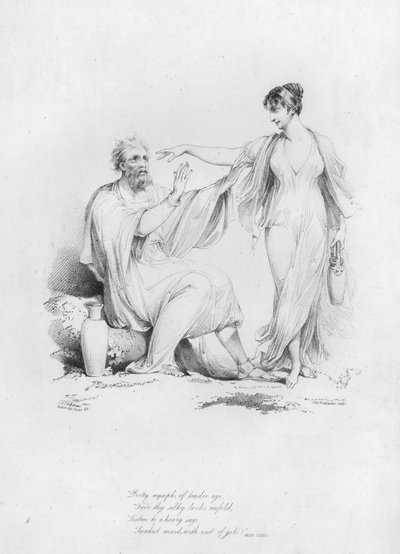Anacreonte, Oda LXXVII de Robert Kerr (after) Porter