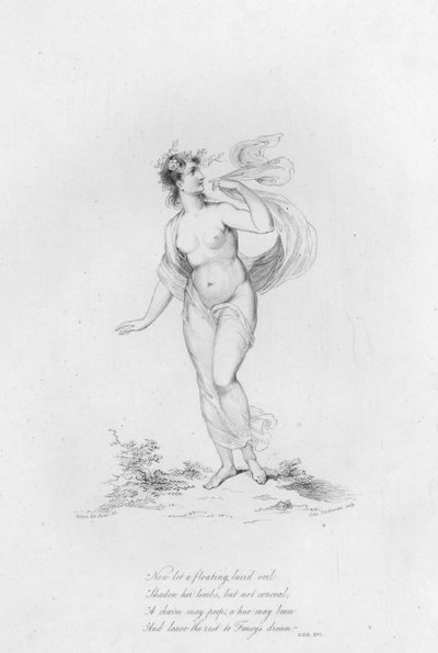 Anacreonte, Oda XVI (grabado) de Robert Kerr (after) Porter