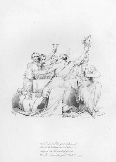 Anacreonte, Oda XXXVI de Robert Kerr (after) Porter