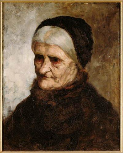 Cabeza de una anciana de Robert Koehler