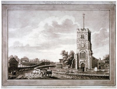Iglesia de Santa María, Putney, Wandsworth, Londres, 1783 de Robert Laurie