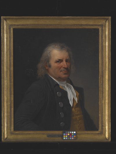 Retrato de un anciano (óleo sobre lienzo) de Robert Lefevre