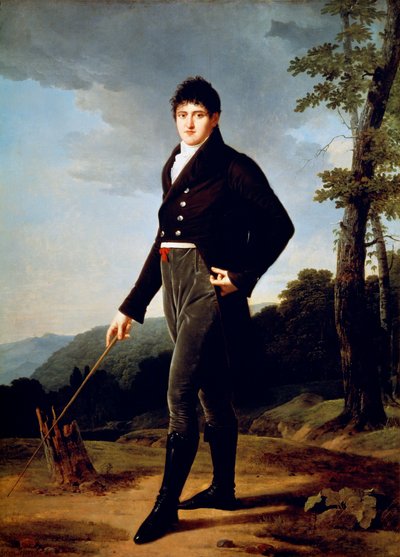 Retrato del Conde Andrey Bezborodko, 1804 de Robert Lefevre