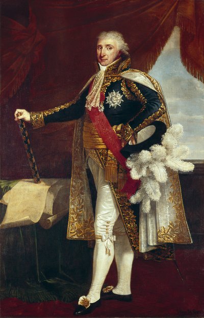 Retrato del Mariscal Charles-Pierre-Francois Augereau de Robert Lefevre
