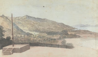 Paisaje con río o lago de Robert Mabon
