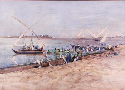 El Nilo cerca de El Cairo de Robert McGowan Coventry