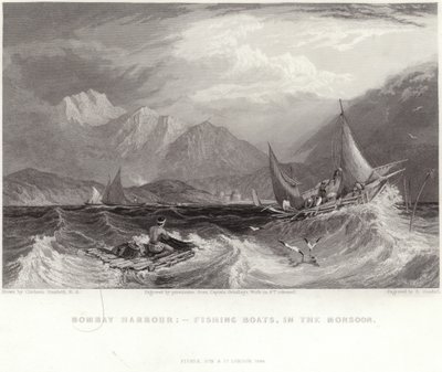 Barcos de pesca en el monzón de Robert Melville Grindlay