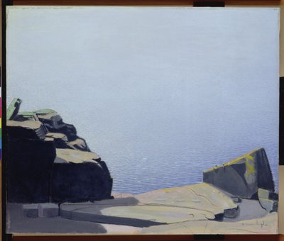 Un día tranquilo (óleo sobre lienzo) de Robert Morson Hughes