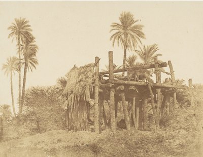 Sakkieh Nubio, o Rueda de Agua, ca. 1856 de Robert Murray.