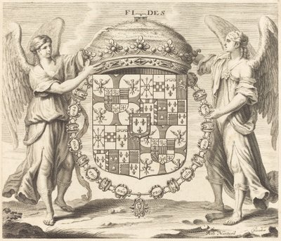 Armas de Carlos II, Duque de Mantua de Robert Nanteuil