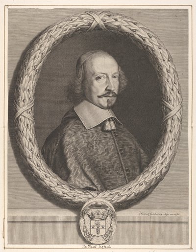 Cardenal Jules Mazarin, 1656 de Robert Nanteuil