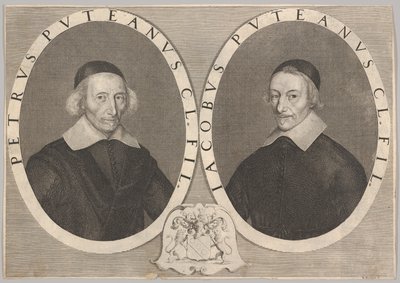 Doble retrato de Pierre y Jacques Dupuy, ca. 1648-49 de Robert Nanteuil