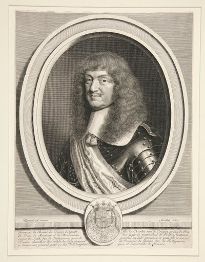 Francois de Bonne, Le Mar?chal de Cr?qui, duc de Lesdigui?res (Mariscal de Cr?qui, duque de Lesdigui?res) (1624-1687) de Robert Nanteuil