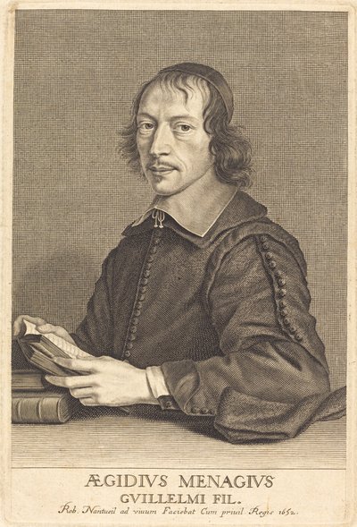 Gilles Menage de Robert Nanteuil