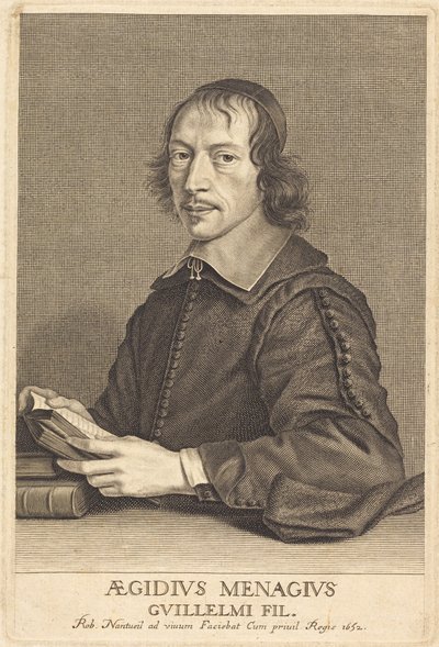 Gilles Ménage de Robert Nanteuil