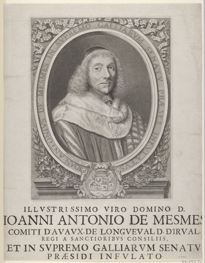 Jean-Antoine de Mesmes de Robert Nanteuil