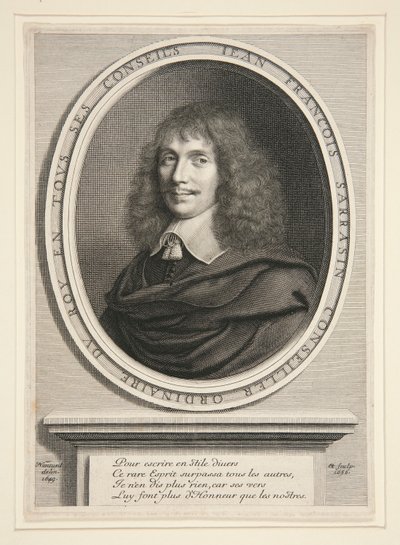 Jean-François Sarrasin, hombre de letras de Robert Nanteuil