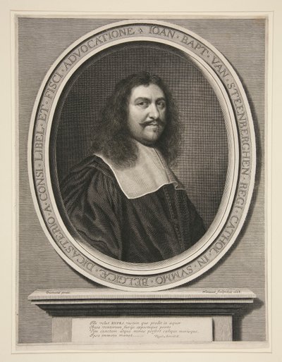 Jean Baptiste van Steenberghen, Conseiller du Roi au Conseil de Flandre (Asesor del Rey en el Consejo de Flandes) de Robert Nanteuil
