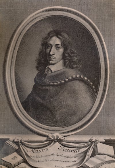 John Evelyn, escritor, jardinero y diarista inglés, c1650, 1894 de Robert Nanteuil