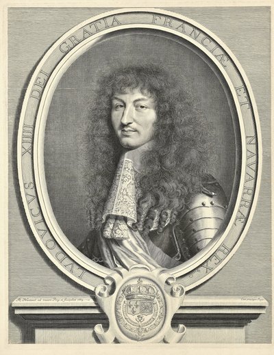 Luis XIV, Rey de Francia 1638-1715, 1664 de Robert Nanteuil