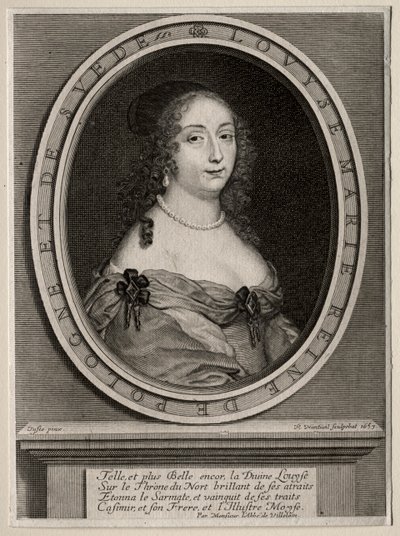 Marie Louise de Gonzague, Reina de Polonia de Robert Nanteuil