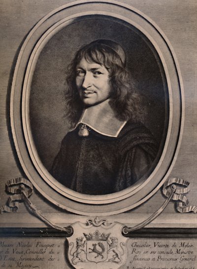 Nicolas Fouquet, Ministro de Finanzas de Luis XIV de Francia, siglo XVII 1894 de Robert Nanteuil