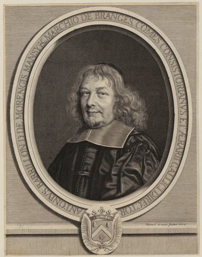 Retrato de Antoine Barillon [Barrillon] de Robert Nanteuil