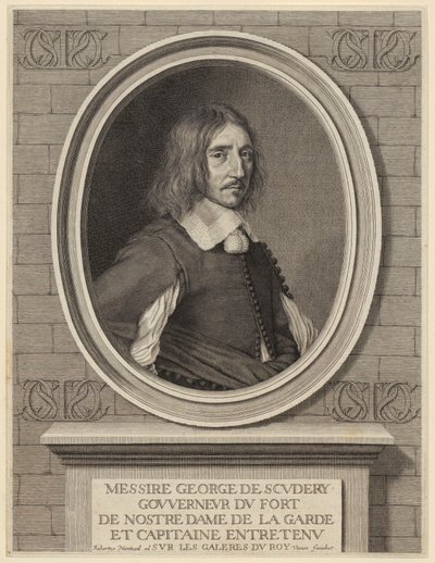 Retrato de George de Scudéry de Robert Nanteuil