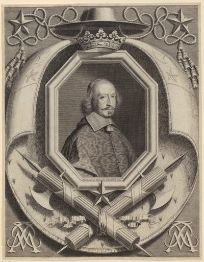 Retrato del cardenal Jules Mazarin de Robert Nanteuil