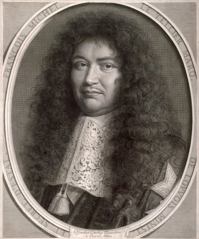 Retrato de François Michel Le Tellier de Robert Nanteuil