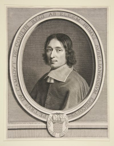 Retrato del cardenal de Coislin de Robert Nanteuil
