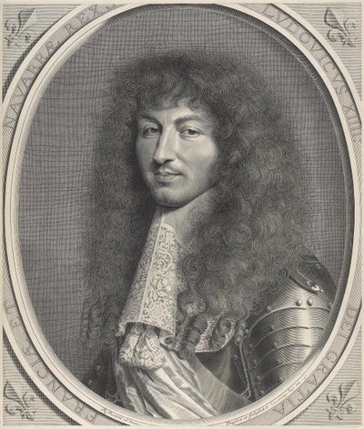 Retrato de Luis XIV de Robert Nanteuil