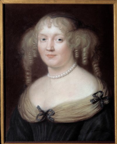 Retrato de Marie de Rabutin-Chantal, marquesa de Sevigne (1626-1696), mujer de letras de Robert Nanteuil