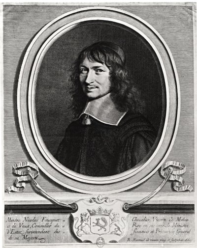 Retrato de Nicolas Fouquet (1615-80) 1662 de Robert Nanteuil