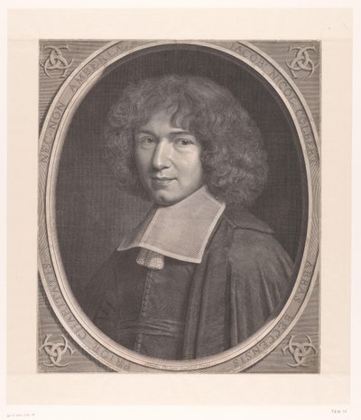 Portret van Jacques-Nicolas Colbert Jacob Nicol Colbert (...) (título sobre objeto) de Robert Nanteuil