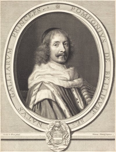 Pompone de Bellievre de Robert Nanteuil after Charles Le Brun