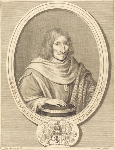 Jean de Mesgrigny de Robert Nanteuil after Jean Daret